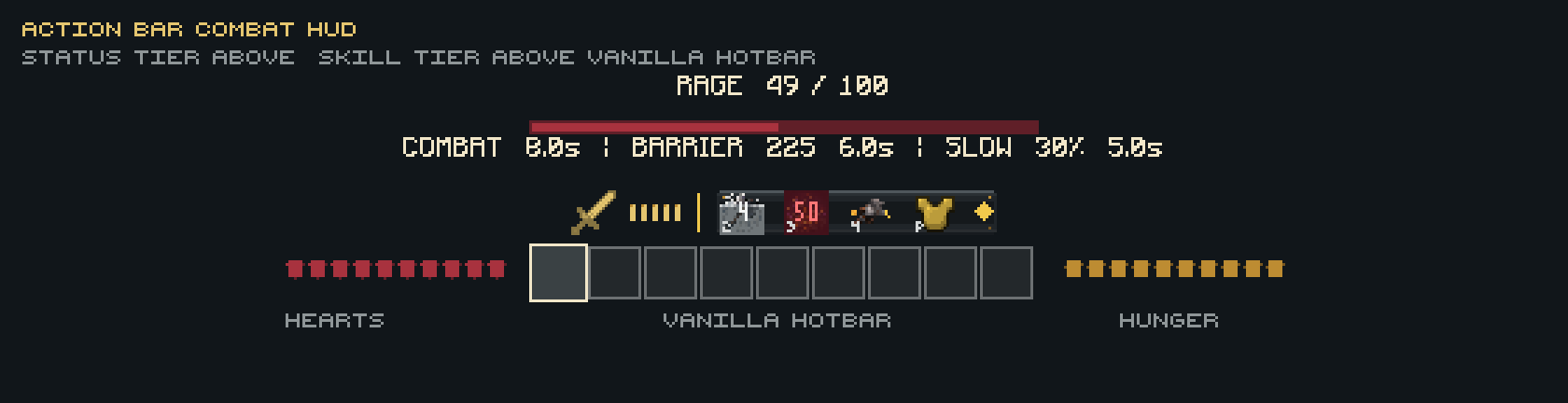 The Rift combat HUD preview