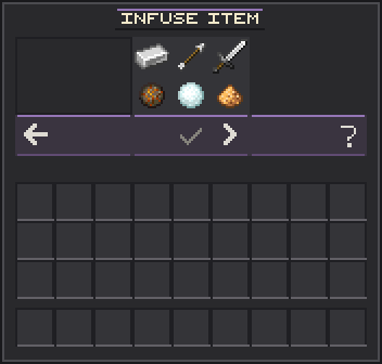 Equipment Workbench · Infuse Empty