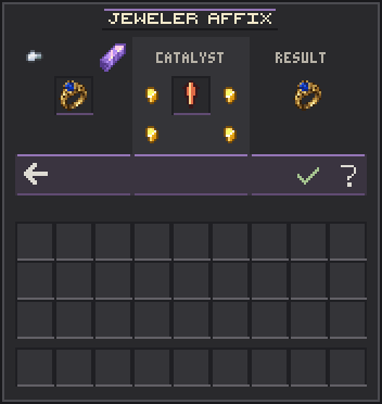 Forge · Jeweler Affix