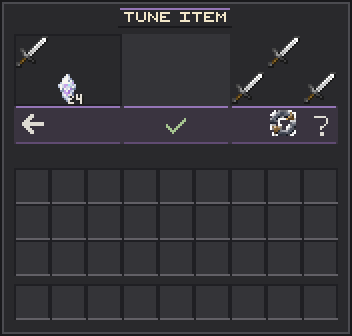 Equipment Workbench · Tune Item