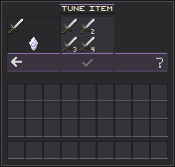 Forge · Tuning Affix Selection