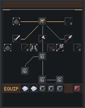 The Rift Warrior skills interface