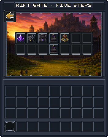 Town Progression · Rift Gate